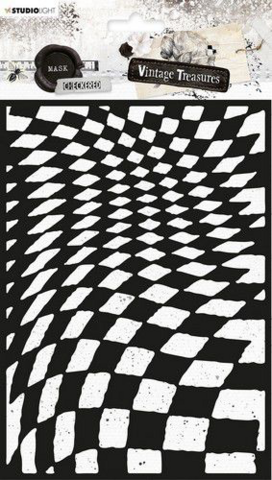 Studio Light: Vintage Treasures- Checkered #117 -sabluuna