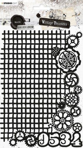 Studio Light: Vintage Treasures- Grid & Gears #116 - sabluuna