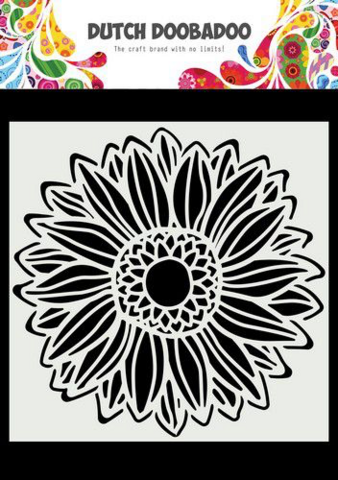Dutch Doobadoo: Sunflower 15x15 cm -sabluuna