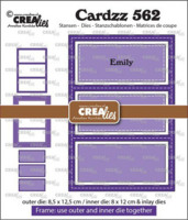Crealies Cardzz: Frame & Inlay Emily 8 x 12 cm - stanssisetti