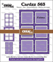 Crealies Cardzz: Frame & Inlay Fatima 8 x 12 cm - stanssisetti