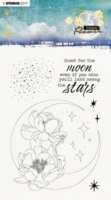 Studio Light: Moonflower #132  Clear Stamps A6 -leimasinsetti