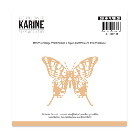 Les Ateliers De Karine: Grand Papillon - stanssi