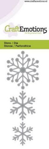 Craft Emotions: Snowflakes - stanssisetti