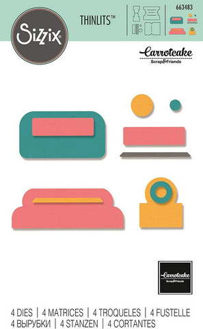 Sizzix Thinlits: Page Tabs  -stanssisetti