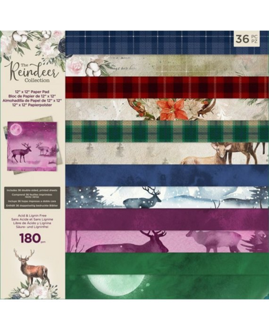 Crafter's Companion: Reindeer Collection 12x12 - paperikokoelma
