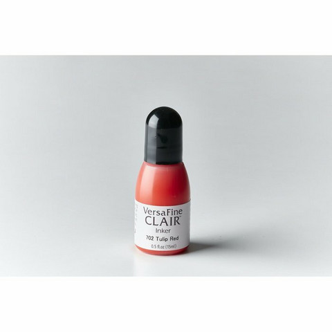 Versafine Clair:  Tulip Red  15ml - täyttöpullo