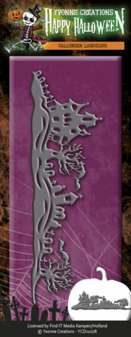 Yvonne Creations: Halloween Landscape  -stanssi