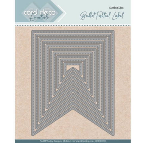 Card Deco Essentials: Bullet Fishtail Labels  -stanssisetti