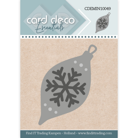 Card Deco Mini Dies: Christmas Bauble  -stanssi