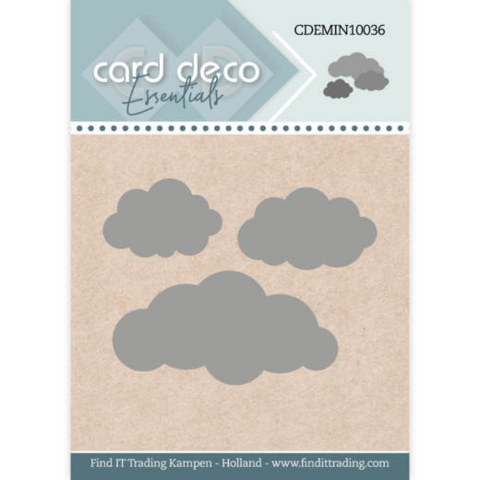 Card Deco Mini Dies: Clouds  -stanssisetti