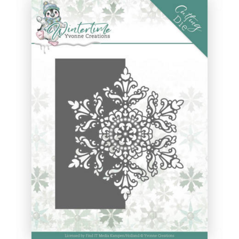 Yvonne Creations: Snowflake Border  -stanssi