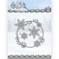 Amy Design: Winter Swirl Circle  - stanssisetti