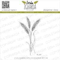 Lesia Zgharda Design: Wheat Spikes  - leimasin
