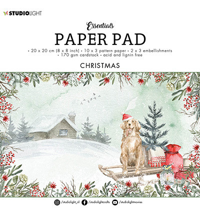 Studio Light: Christmas #76 20 x 20 cm  - paperilehtiö
