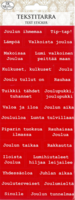 JK Primeco: Joulusanonnat punainen
