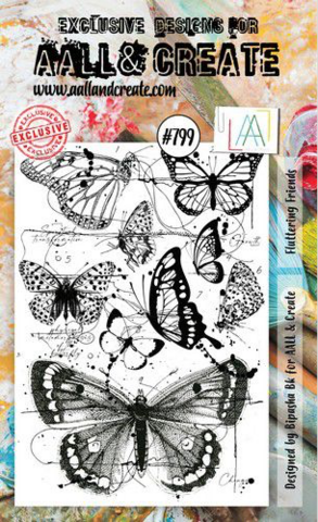 Aall & Create: Fluttering Friends  #799  - leimasinsetti
