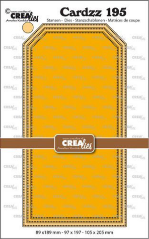 Crealies Cardzz: Tags with dots (Slimline size)  - stanssisetti
