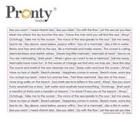 Pronty: Seatext (white) A5 - tarra-arkki