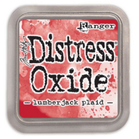 Distress Ink Oxide: Lumberjack Plaid  -mustetyyny
