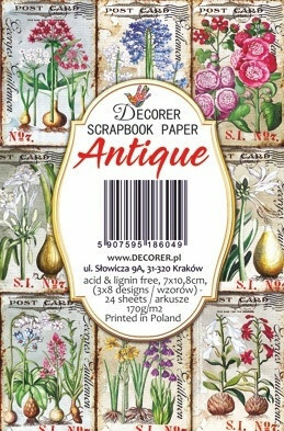 Decorer: Antique - minipaperisetti