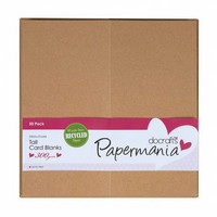 Papermania Tall Kraft Cards & Envelopes