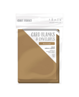 Tonic Studios: Brown Kraft A2 Card Blanks & Envelopes