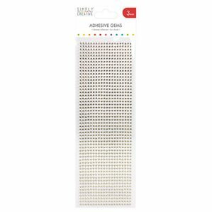 SC Adhensive Gems: Clear 3mm / 1080 kpl