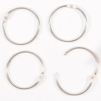 Vaessen Creative Book Bindings Rings: Silver 50 mm - saranarengaslajitelma