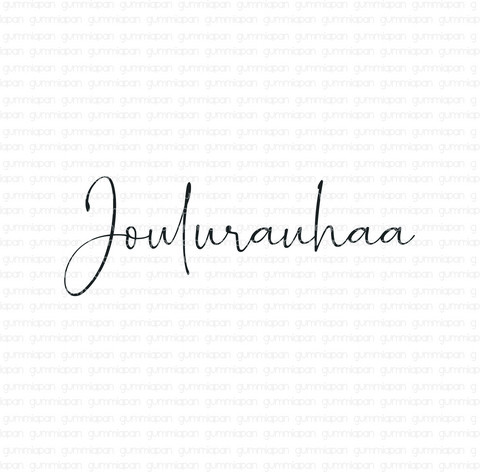 Gummiapan: Joulurauhaa  - leimasin