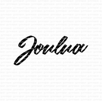 Gummiapan: Joulua  - leimasin