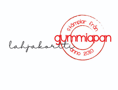 Gummiapan: Lahjakortti  - leimasin