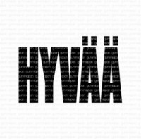 Gummiapan: Hyvää   - leimasin