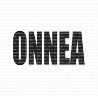 Gummiapan: Onnea - leimasin