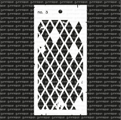 Gummiapan: Stencil No 3 - sabluuna