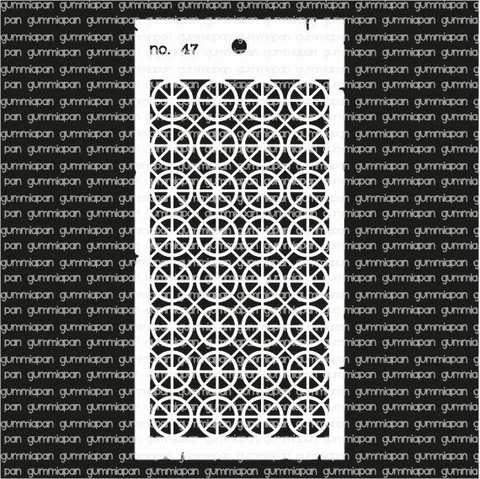 Gummiapan: Stencil No 47 - sabluuna