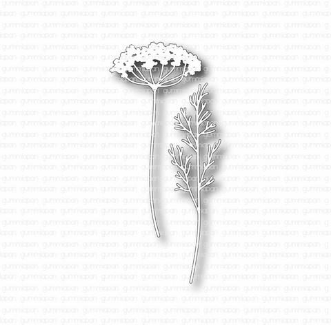 Gummiapan: Dill Twigs  -  stanssisetti