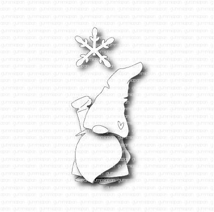 Gummiapan: Gnome & Snowflake  -  stanssisetti