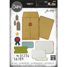 Sizzix Tim Holtz Thinlits: Collector - stanssisetti