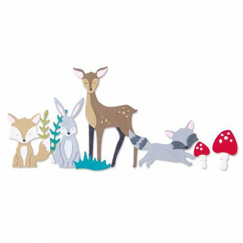 Sizzix Thinlits: Woodland Nature  -stanssisetti
