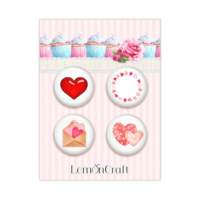 Lemoncraft: Sweetness Flair Buttons -  koristeet