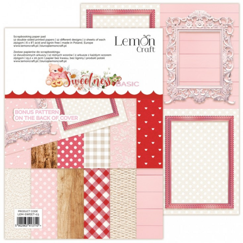 Lemoncraft: Sweetness Basic Papers 6x8  -paperilehtiö