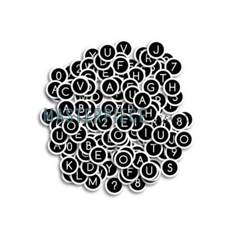 Masterpiece: Typewriter Alpha Die Cuts