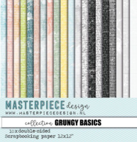 Masterpiece Grungy Basics 12x12 - paperikokoelma