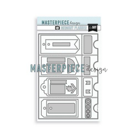 Masterpiece Memory Planner: Tag Mini Album - stanssisetti