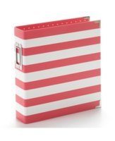 Simple Stories Snap Album  6x8:  Red Stripe -kansio