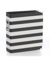 Simple Stories Snap Album  6x8: Black Stripe -kansio