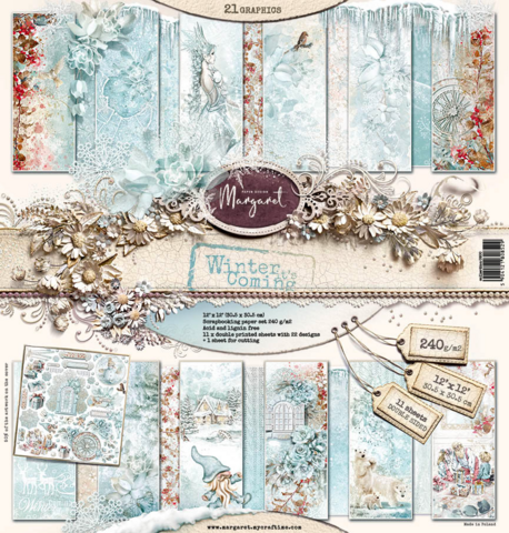 Paper Design Margaret: Winter it’s Coming Set 12x12 paperikokoelma