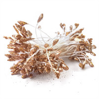 Paper Design Margaret: Heteet 100 kpl - Warm Gold Glitter