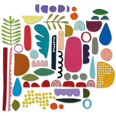 Sizzix Thinlits: Abstract Elements  -stanssisetti
